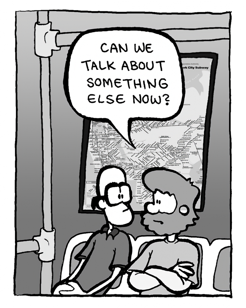 GREG: Can we talk about something else now?