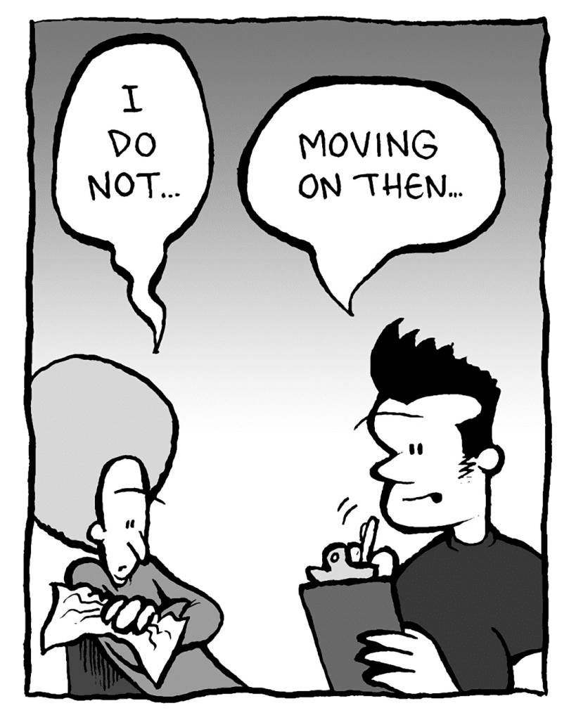 DAN: I do not...
JOHN: Moving on then...
