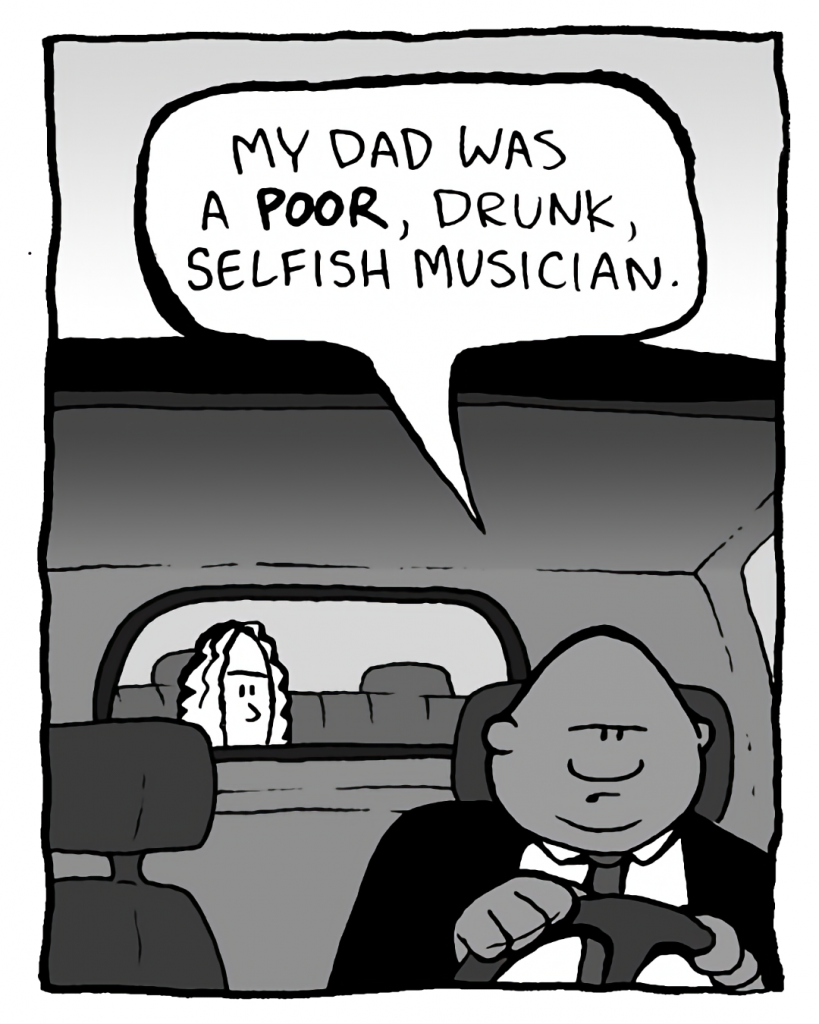 BOZ: My dad was a POOR, drunk, selfish musician.