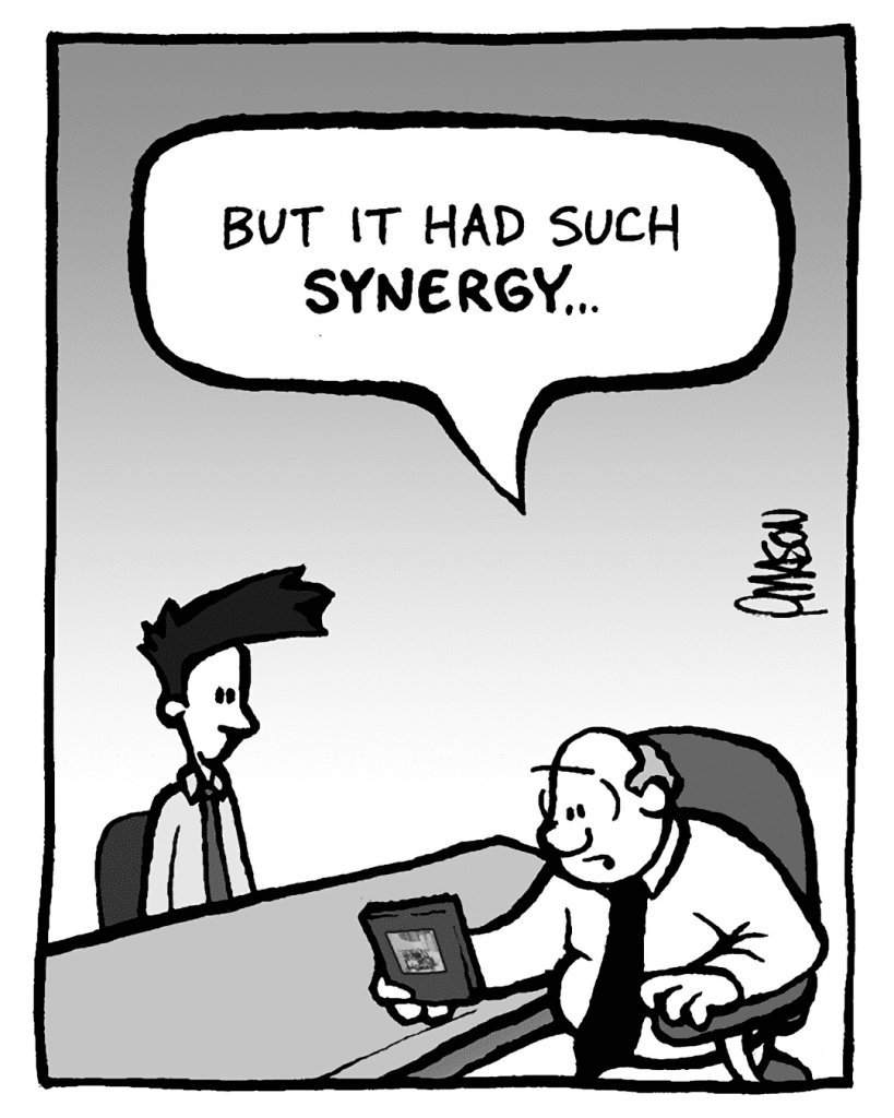 BART: But it had such SYNERGY…